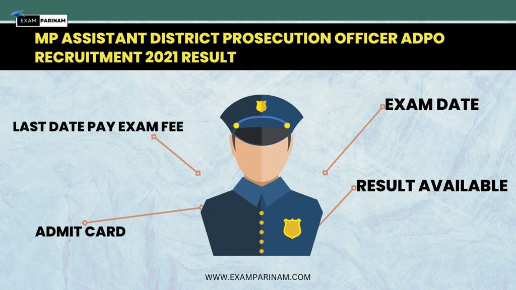 MP Assistant District Prosecution Officer ADPO Recruitment 2021 Result