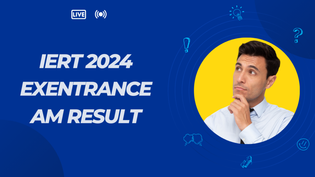 IERT 2024 ExEntrance am Result